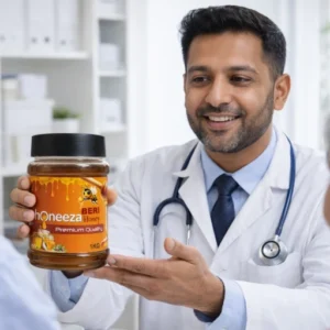 Honeeza 1kg honey jar 2