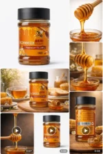 Honeeza 1kg honey jar 5