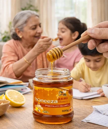 Honeeza 500g honey jar 3