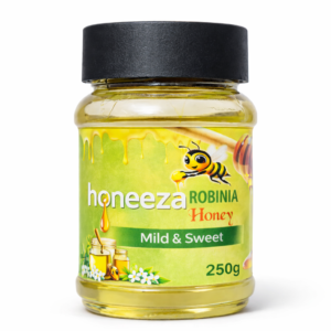 Robinia 250g raw pure and natural robinia honey by honeeza