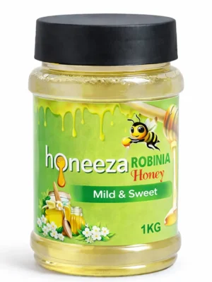 Robinia honey 1kg raw pure and natural robinia honey by honeeza