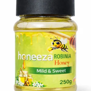 Robinia honey 250g raw pure and natural robinia honey by honeeza