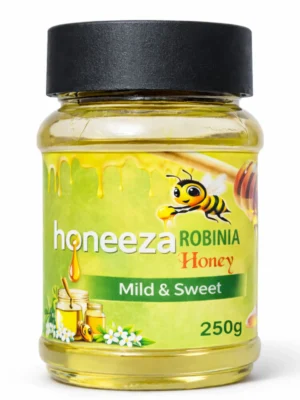 Robinia honey 250g raw pure and natural robinia honey by honeeza