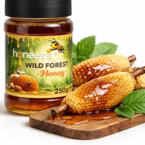 Wild small bee honey 250g raw pure and natural wild small bee honey by honeeza