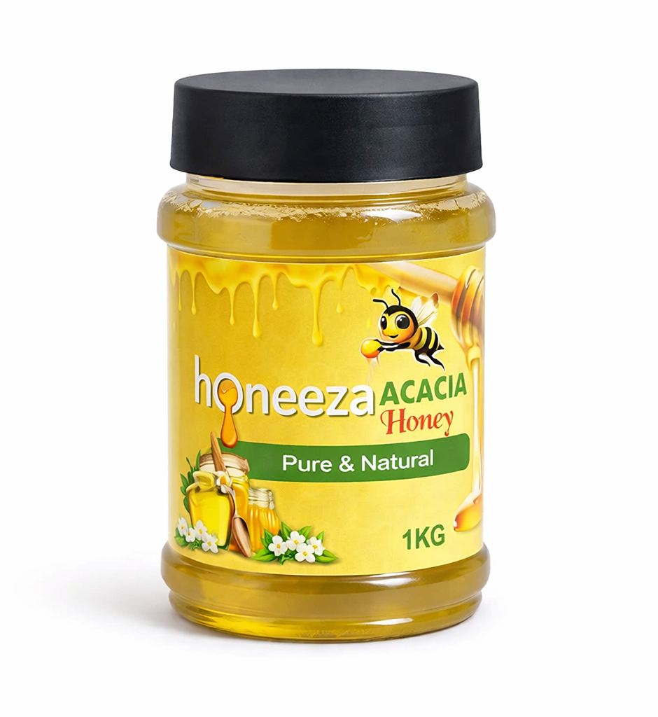 acacia 1Kg raw pure and natural acacia honey by honeeza