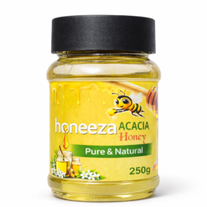 acacia 250g raw pure and natural acacia honey by honeeza