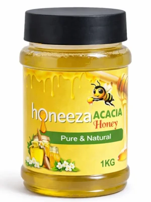 acacia honey 1kg raw pure and natural acacia honey by honeeza