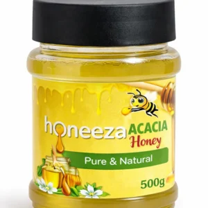 acacia honey 500g raw pure and natural acacia honey by honeeza