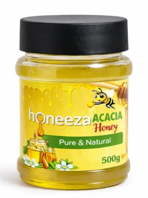 acacia honey 500g raw pure and natural acacia honey by honeeza