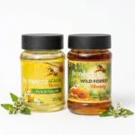 Acacia + Wild Honey Combo 250g Each – Smooth & Wild Raw Honey for Daily Use & Natural Taste