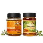 Honeeza Beri + Wild Honey Combo 250g Each – Strong & Wild Raw Honey for Energy & Traditional Use
